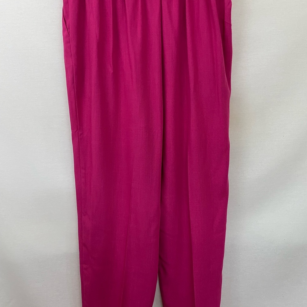 Alfred Dunner PLUS SIZE 20 Pink Belted Pants C-61 - Picture 6 of 11